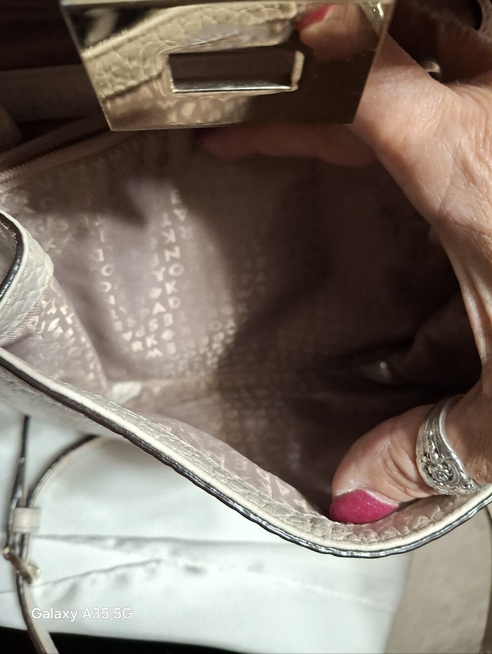 Kate Spade Everett way Merrick crossbody bag in bone 8x6 - Picture 10 of 10
